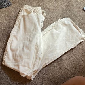 white jeans